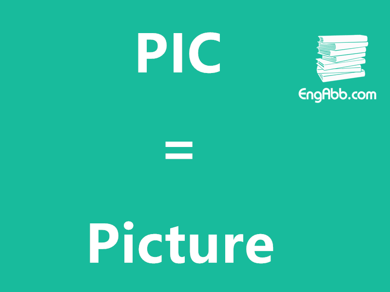 “PIC”是“Picture”的缩写，意思是“图片”