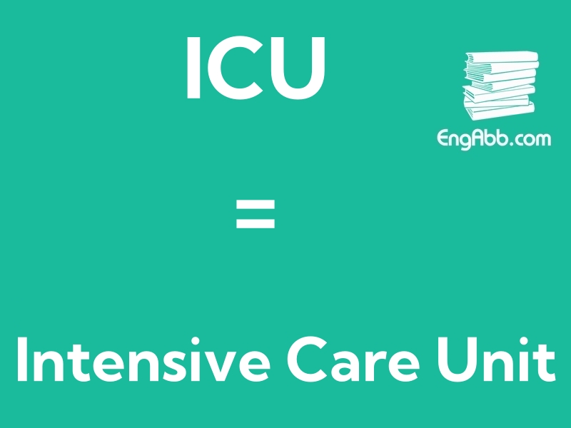 &ldquo;&zwnj;&zwnj;&zwnj;ICU&rdquo;是&ldquo;Intensive Care Unit&ldquo;的缩写，意思是&ldquo;重症监护室&rdquo;