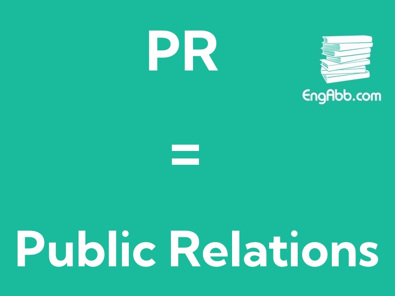 &ldquo;&zwnj;&zwnj;&zwnj;PR&rdquo;是&ldquo;Public Relations&ldquo;的缩写，意思是&ldquo;公共关系&rdquo;